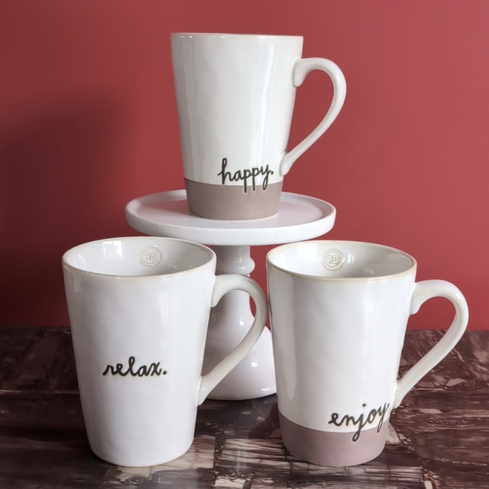 Rae Dunn RELAX Mug, Vintage Style - Picture 5 of 5